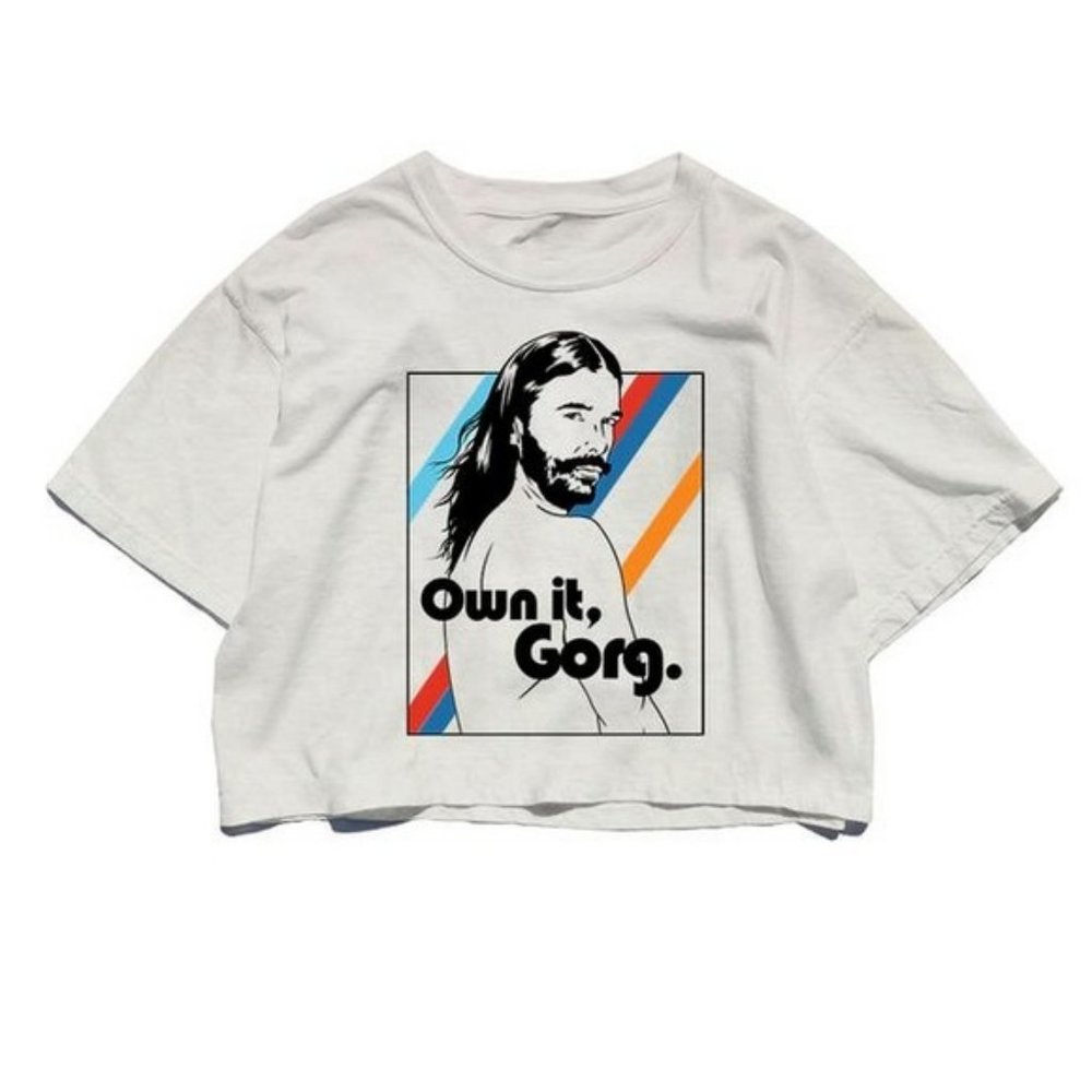JVN Own It Gorg Crop Top graphic tshirt